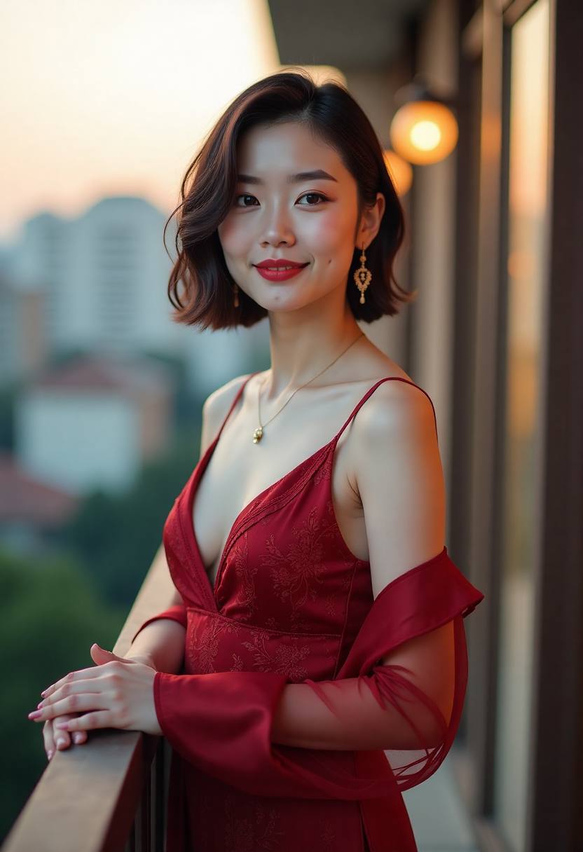 女邻居的晚餐 海报